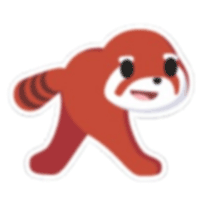 Squished Red Pandorama Sticker  - Legendary from Pets Plus Sticker Pack